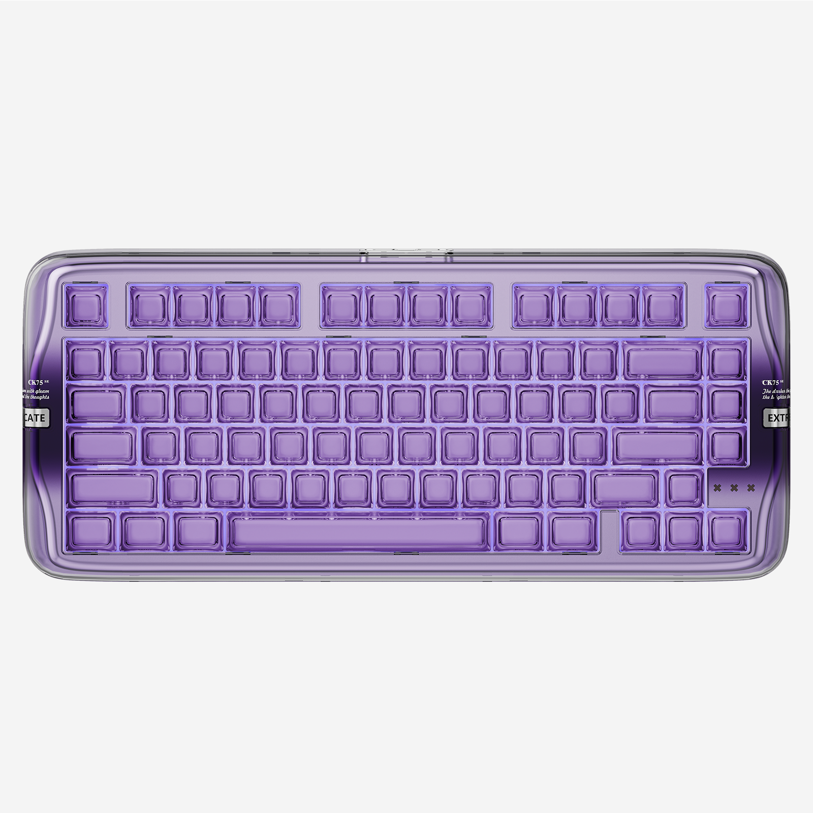 CoolKiller CK75 メカニカルキーボード パープル CoolKiller CK75SE Mechanical Keyboard, Jelly Purple