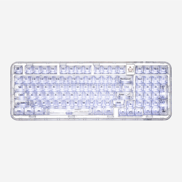 CoolKiller CK75 Wireless Transparent Gasket Mechanical Keyboard