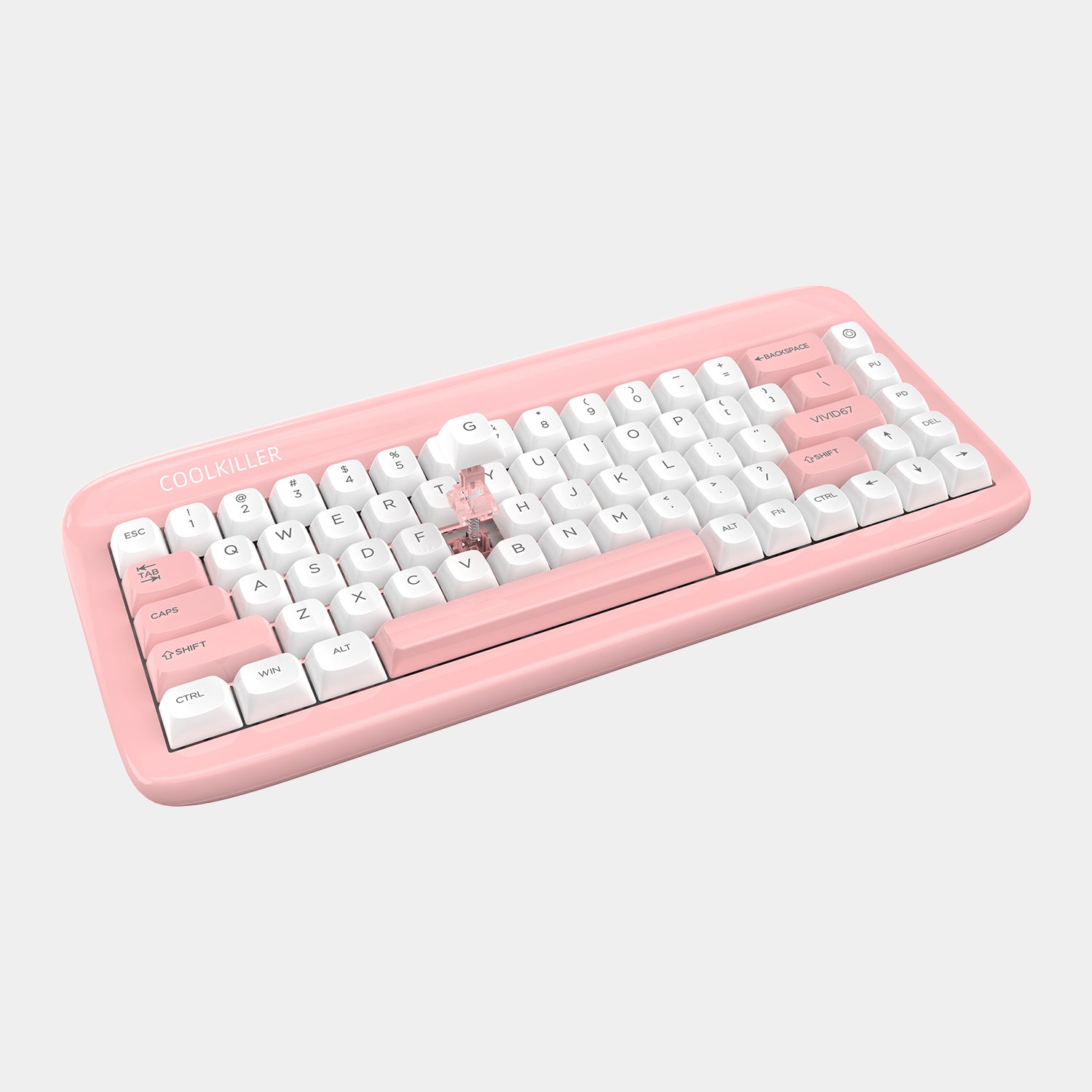 CoolKiller Vivid67 Aluminum Keyboard - Cotton Candy