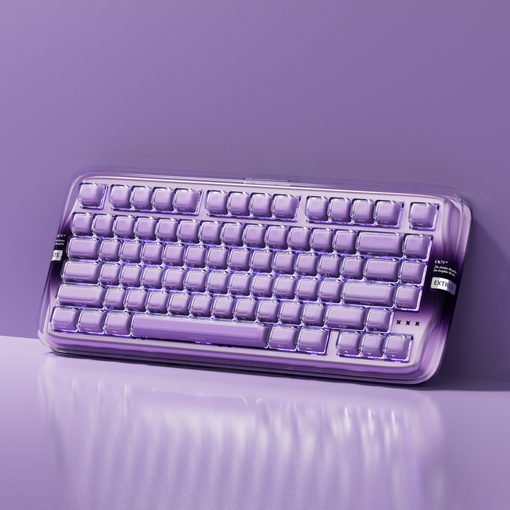 CoolKiller CK75SE Mechanical Keyboard, Jelly Purple