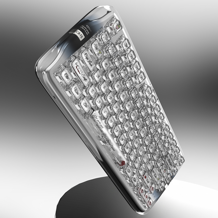 CoolKiller CK75SE Mechanical Keyboard, Glacier Silver