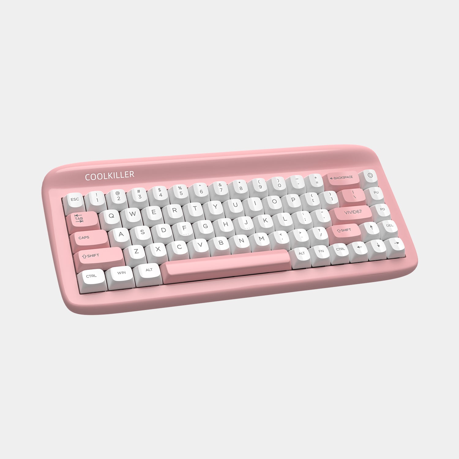 CoolKiller Vivid67 Aluminum Keyboard - Cotton Candy