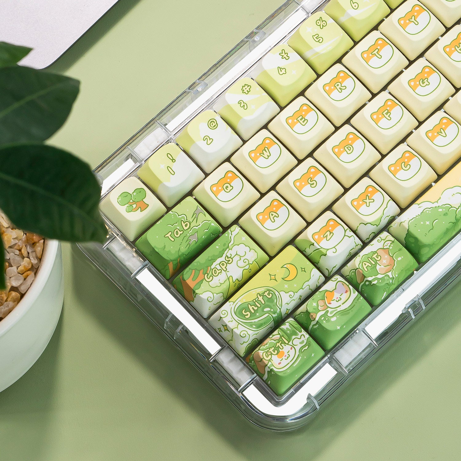 CoolKiller Meowcha - PBT Keycaps