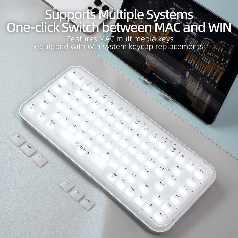 【新品】CoolKiller Balloon 84 ロープロファイルキーボード CoolKiller Balloon 84 Low-Profile Mechanical Keyboard