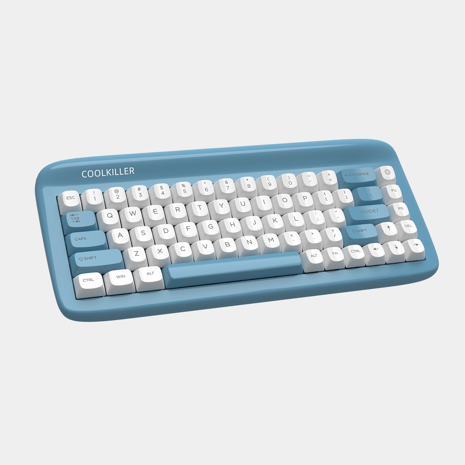 CoolKiller Vivid67 Aluminum Keyboard - Sky Pop