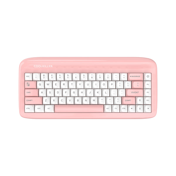 CoolKiller Vivid67 Aluminum Keyboard, Cotton Candy