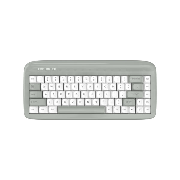 CoolKiller Vivid67 Aluminum Keyboard, Mint Twist