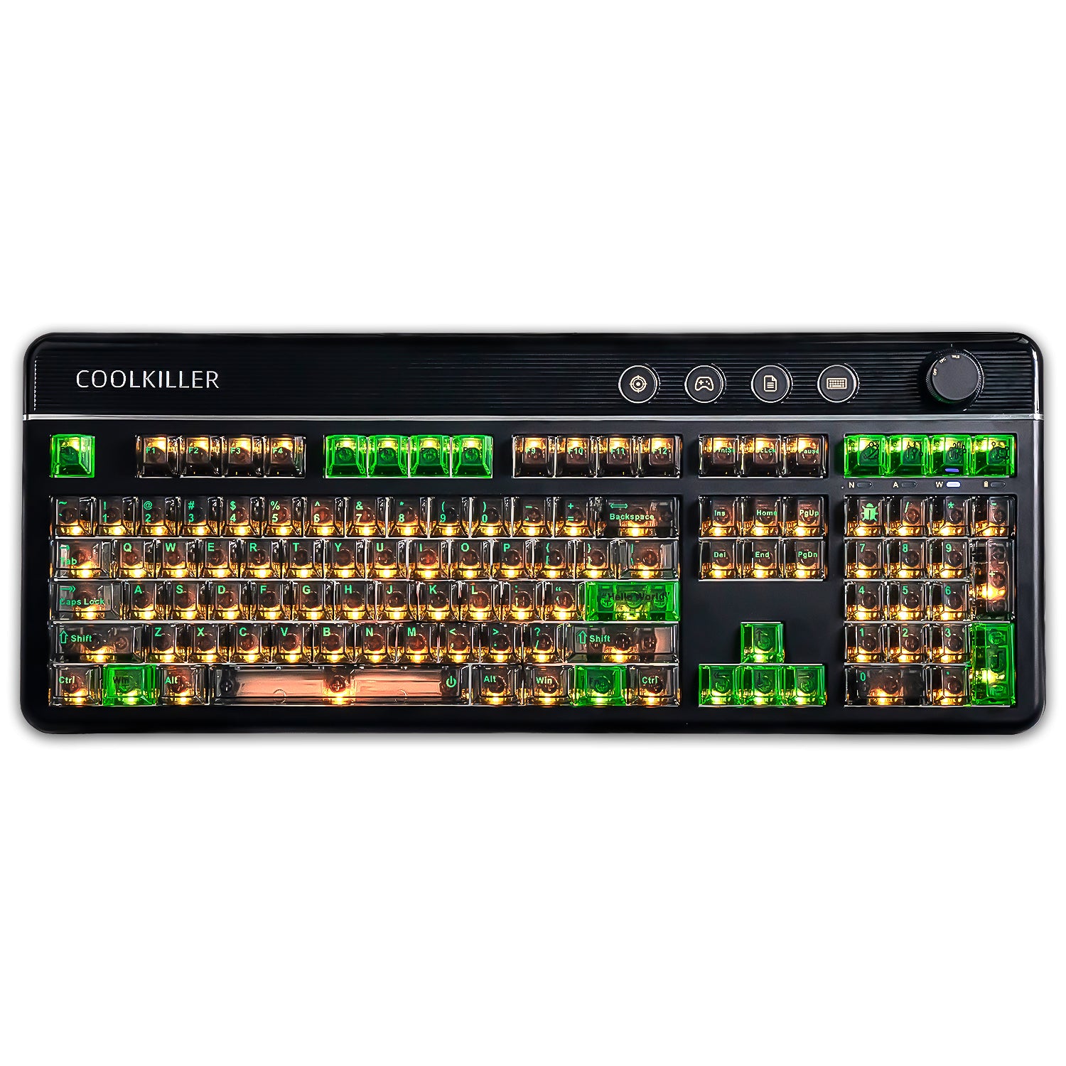 CoolKiller CK108 Magnetic Switch Keyboard - Super Coder