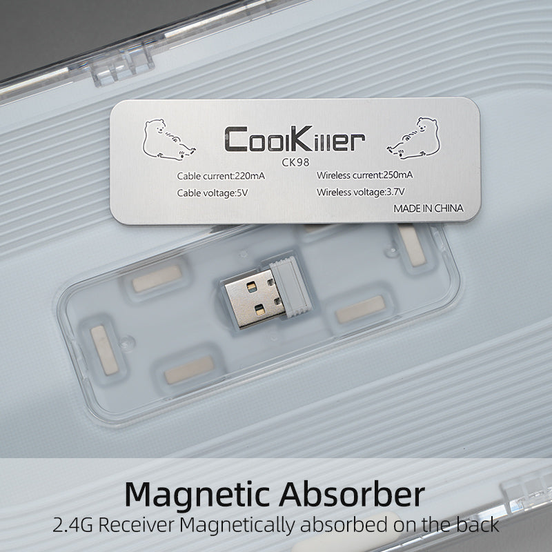 CoolKiller CK98 Wireless Hot Swappable OLED Mechanical CoolKiller CK98 Wireless Hot Swappable OLED Mechanical