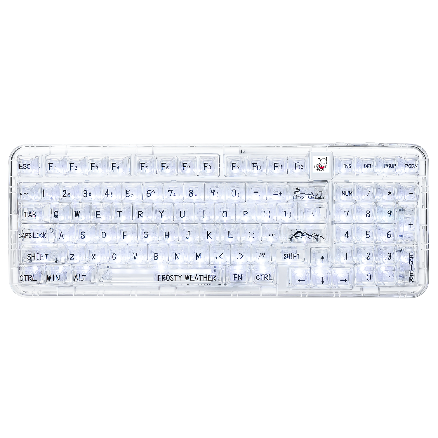 CoolKiller CK98 Wireless Hot Swappable OLED Mechanical Keyboard - Polar ...