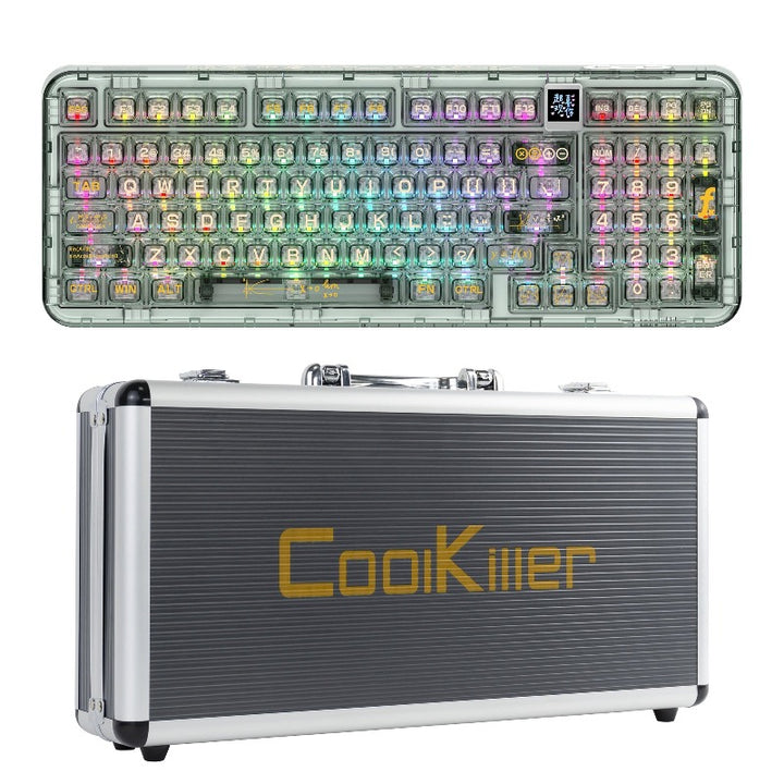 Coolkiller CK98 Wireless Hot Swappable OLED Mechanical Keyboard-Math - CoolKiller