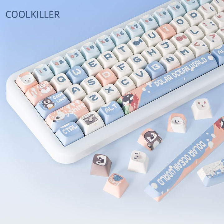 CoolKiller Polar Ocean World-PBT Keycaps - CoolKiller